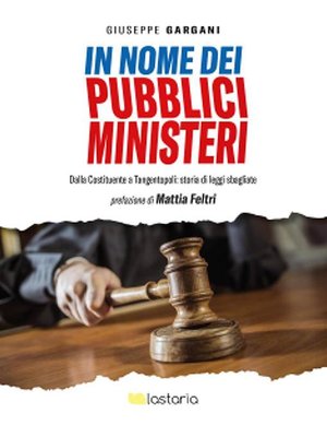 cover image of In nome dei pubblici ministeri